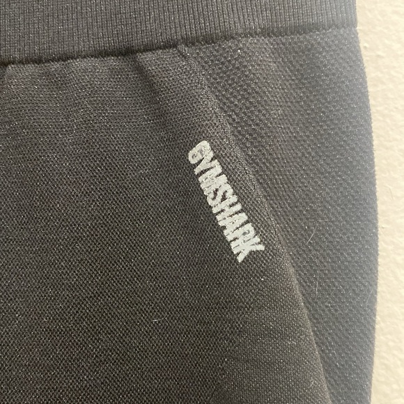 Gymshark Seamless Black Leggings Gray Logo in Womens Size Medium / Small - Picture 5 of 6